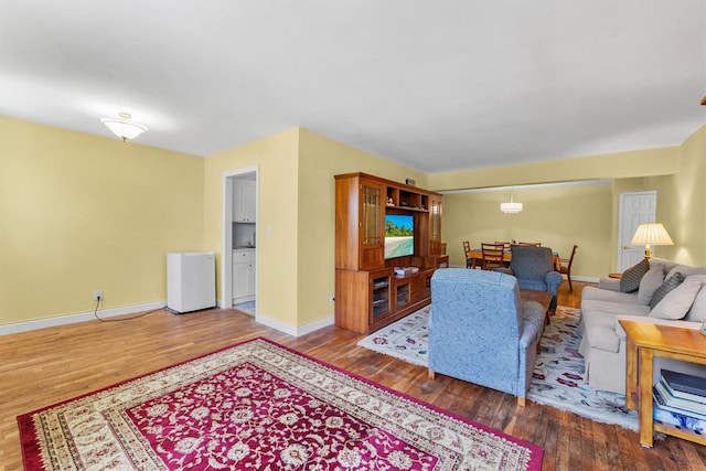 76 Dehaven Dr Unit 3D, Yonkers, NY 10703 - living area featuring wood finished floors and baseboards