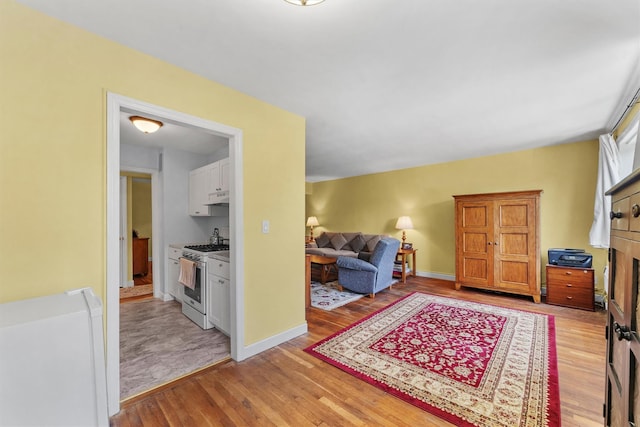 76 Dehaven Dr Unit 3D, Yonkers, NY 10703 - living room with baseboards and light wood-type flooring