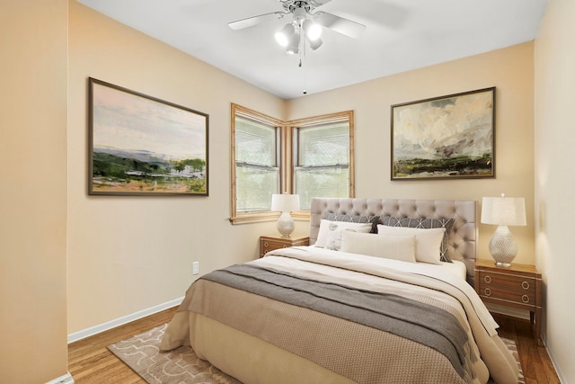 4 Sylvan Rd, White Plains, NY 10605 - bedroom with wood finished floors, baseboards, and a ceiling fan