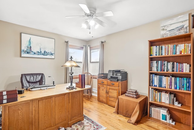 4 Sylvan Rd, White Plains, NY 10605 - office space with light wood-type flooring and a ceiling fan