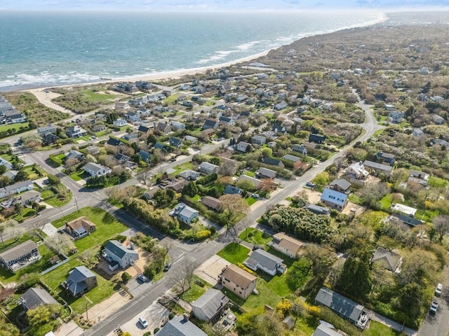 18 Hoppin Ave, Montauk, NY 11954 - bird's eye view featuring a water view and a view of the beach