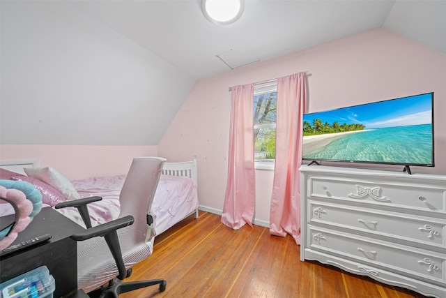 2 Random Rd, Greenwood Lake, NY 10925 - bedroom featuring lofted ceiling and hardwood / wood-style floors
