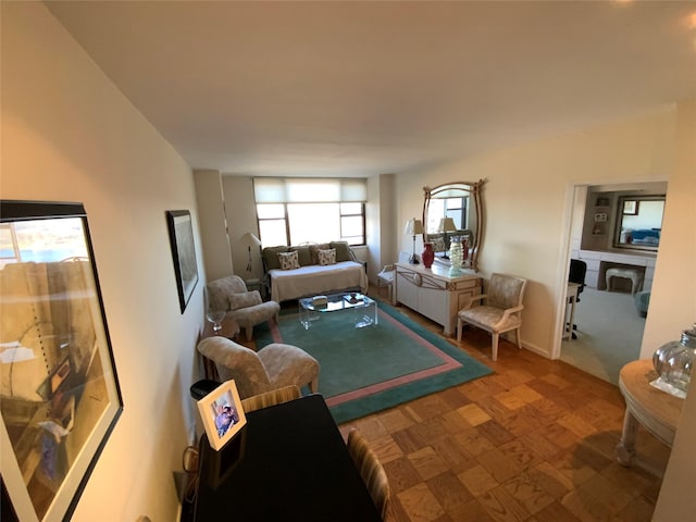 view of living area