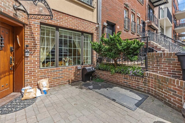 view of patio featuring area for grilling