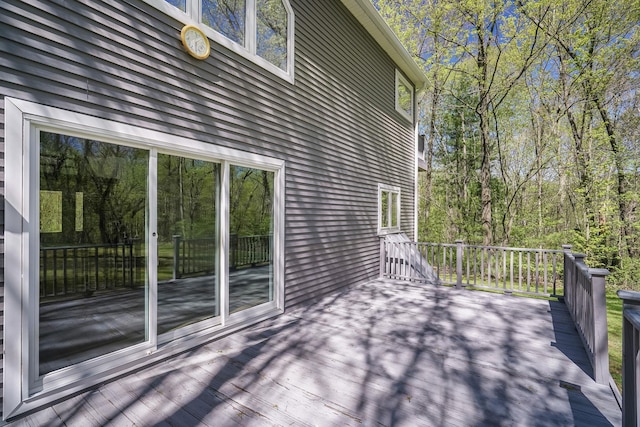 view of deck