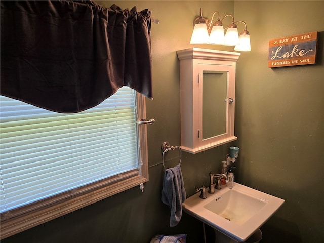 bathroom with a sink
