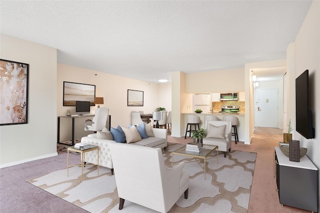 25 Rockledge Ave Unit 601, White Plains, NY 10601 - living area with light carpet and baseboards