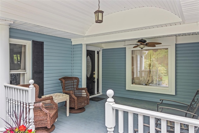 7 E Gate Ln, Setauket, NY 11733 - view of patio featuring a ceiling fan