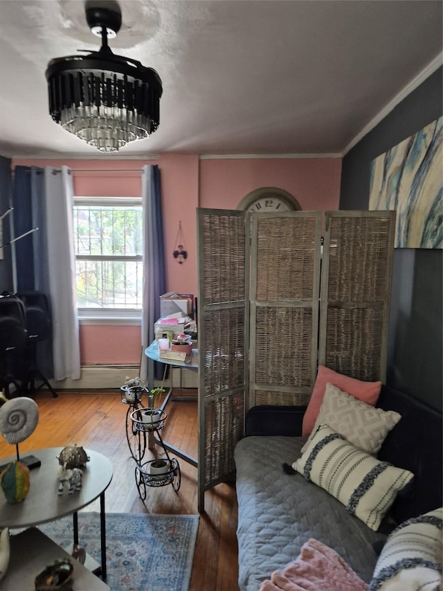 3238 Tenbroeck Ave, Bronx, NY 10469 - living area featuring hardwood / wood-style flooring