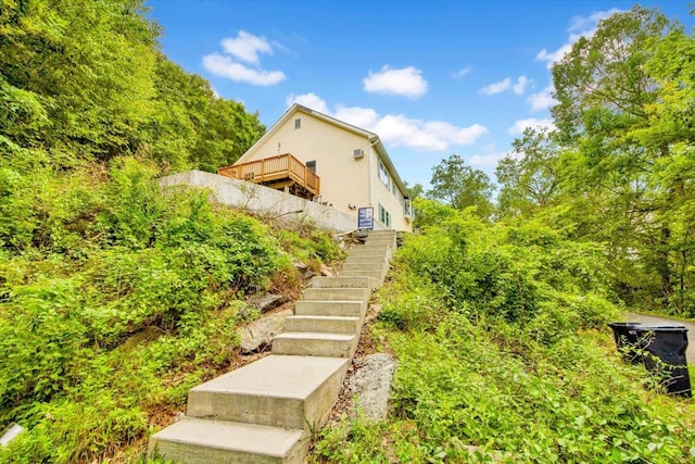 254 Farm To Market Rd, Brewster, NY 10509 - view of home's exterior with stairway
