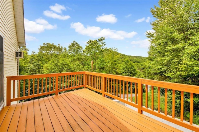 254 Farm To Market Rd, Brewster, NY 10509 - wooden deck featuring a wooded view