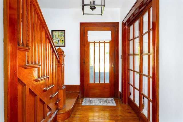 7365 S Broadway, Red Hook, NY 12571 - doorway featuring wood finished floors and stairway