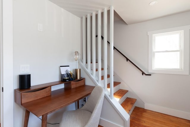 view of stairs