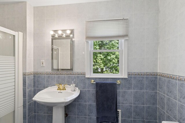 126 Carley Ave, Huntington, NY 11743 - full bath featuring tile walls