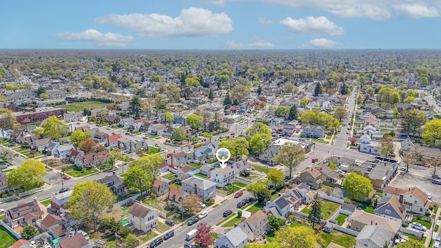 bird's eye view featuring a residential view