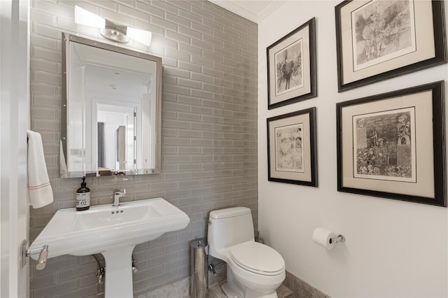 bathroom with toilet