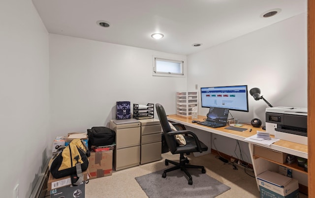 view of office space