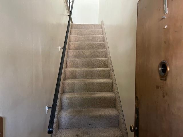view of stairs
