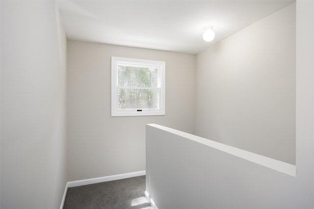 352 Gibbs Pond Rd, Nesconset, NY 11767 - hall featuring baseboards, carpet, and an upstairs landing