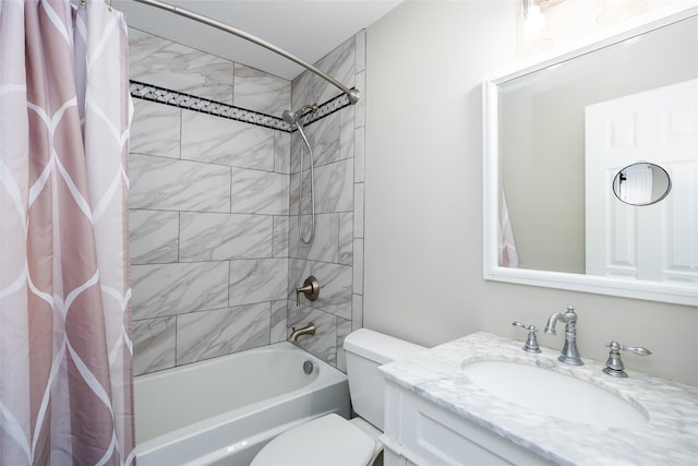 352 Gibbs Pond Rd, Nesconset, NY 11767 - bathroom with shower / bath combination with curtain, toilet, and vanity