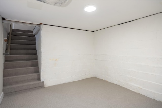 352 Gibbs Pond Rd, Nesconset, NY 11767 - finished below grade area with stairs and carpet flooring