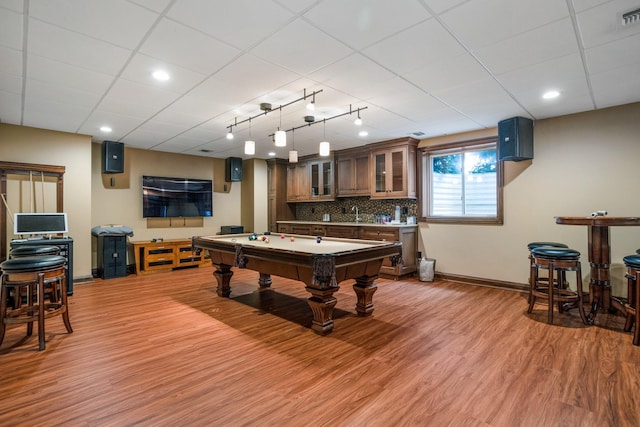 9 Earle Dr, Muttontown, NY 11791 - playroom featuring billiards and light wood-type flooring