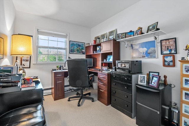 2 Yorktown Rd, Dix Hills, NY 11746 - office with carpet flooring and a baseboard radiator