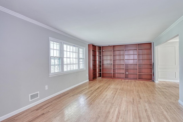7 Macintosh Ln, Monsey, NY 10952 - unfurnished room with visible vents, baseboards, crown molding, and wood finished floors