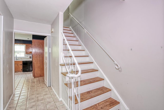 7 Macintosh Ln, Monsey, NY 10952 - staircase featuring tile patterned flooring