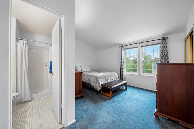 2816 Whispering Hls, Chester, NY 10918 - bedroom with carpet flooring, baseboards, and vaulted ceiling