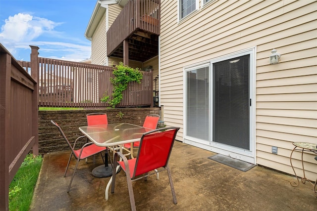 2816 Whispering Hls, Chester, NY 10918 - view of patio with outdoor dining space and a balcony