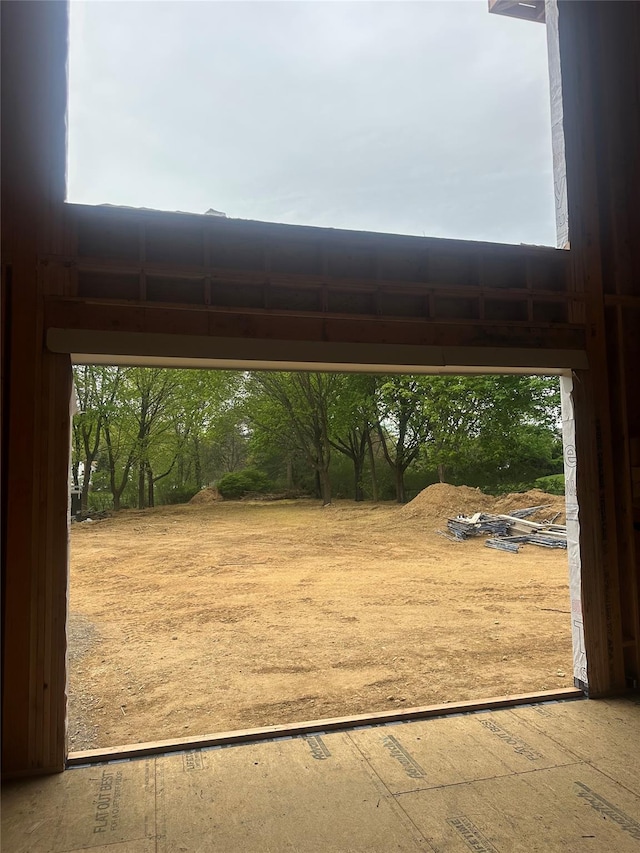 view of parking / parking lot