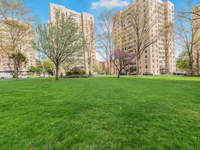 surrounding community with a lawn