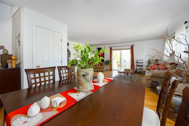 412 Crystal Hill Ln, Poughkeepsie, NY 12603 - dining space featuring wood finished floors
