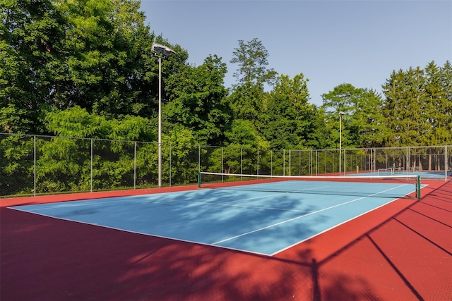 412 Crystal Hill Ln, Poughkeepsie, NY 12603 - view of tennis court featuring fence and community basketball court