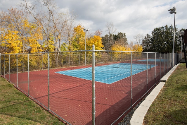 412 Crystal Hill Ln, Poughkeepsie, NY 12603 - view of sport court with fence