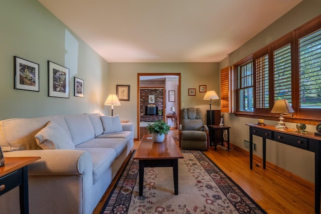 11 Mcintosh Dr, Poughkeepsie, NY 12603 - living room featuring baseboards and wood finished floors
