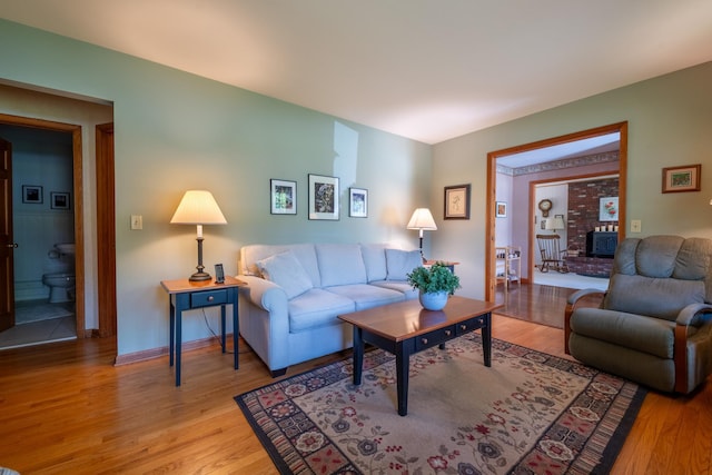 11 Mcintosh Dr, Poughkeepsie, NY 12603 - living area featuring baseboards and light wood-type flooring