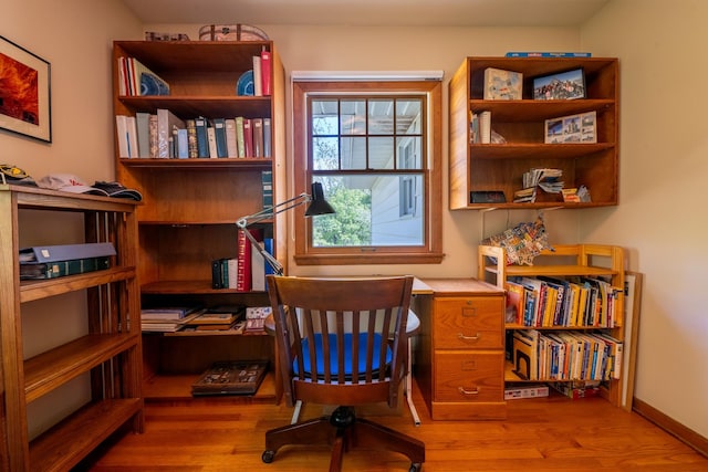 11 Mcintosh Dr, Poughkeepsie, NY 12603 - home office with baseboards and wood finished floors