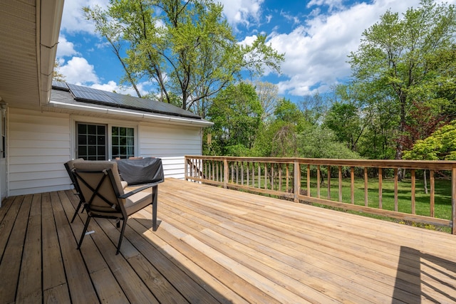 11 Mcintosh Dr, Poughkeepsie, NY 12603 - view of wooden terrace