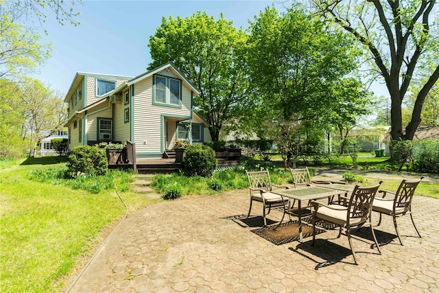 44 Jackson St, Fishkill, NY 12524 - view of patio / terrace with a wooden deck