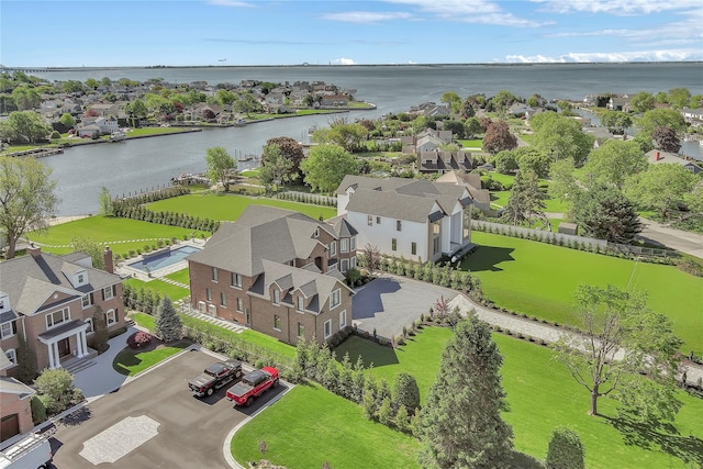 185 Willetts Ln, West Islip, NY 11795 - aerial view of residential area with a large body of water
