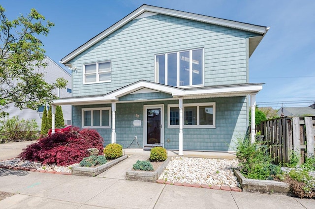 64 Harmon St, Long Beach, NY 11561 - view of front of home with a porch