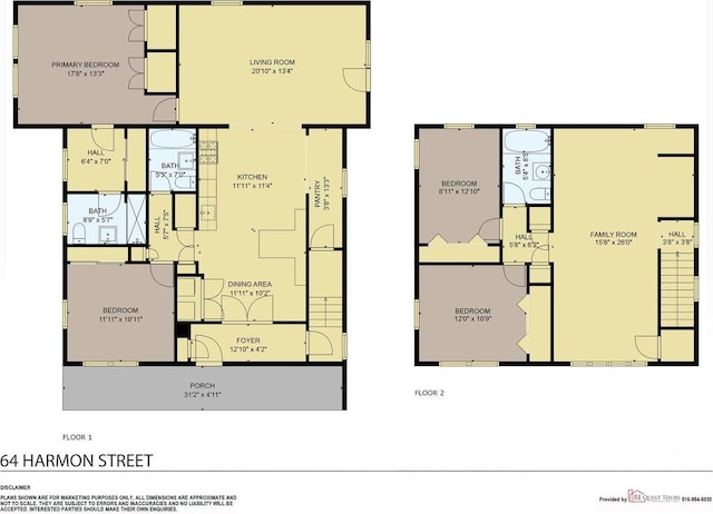 64 Harmon St, Long Beach, NY 11561 - home floor plan