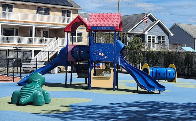 64 Harmon St, Long Beach, NY 11561 - view of community jungle gym