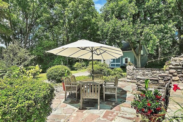 view of patio / terrace featuring outdoor dining space