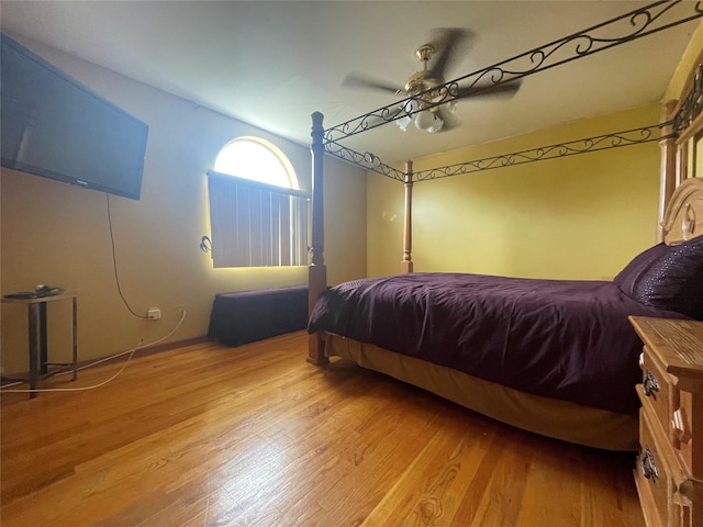 79 Constellation Rd, Levittown, NY 11756 - bedroom featuring wood finished floors and a ceiling fan