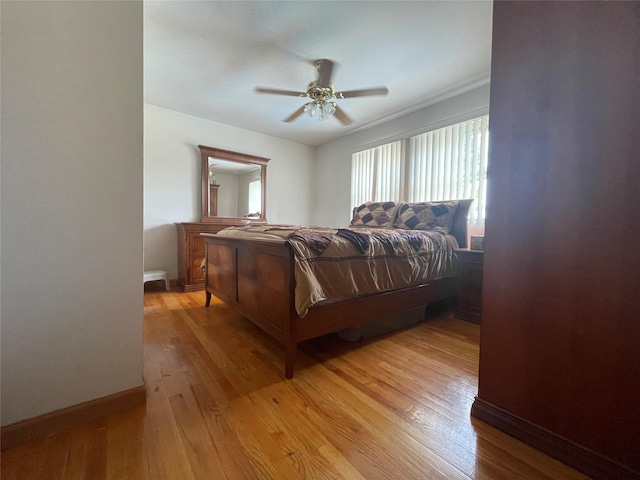 79 Constellation Rd, Levittown, NY 11756 - bedroom with light wood-style flooring and ceiling fan