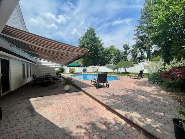 79 Constellation Rd, Levittown, NY 11756 - view of pool with outdoor dining area, a fenced backyard, and a patio area