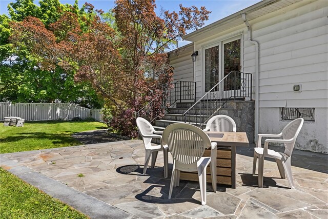 2307 Hawthorne Dr, Yorktown Heights, NY 10598 - view of patio with outdoor dining area